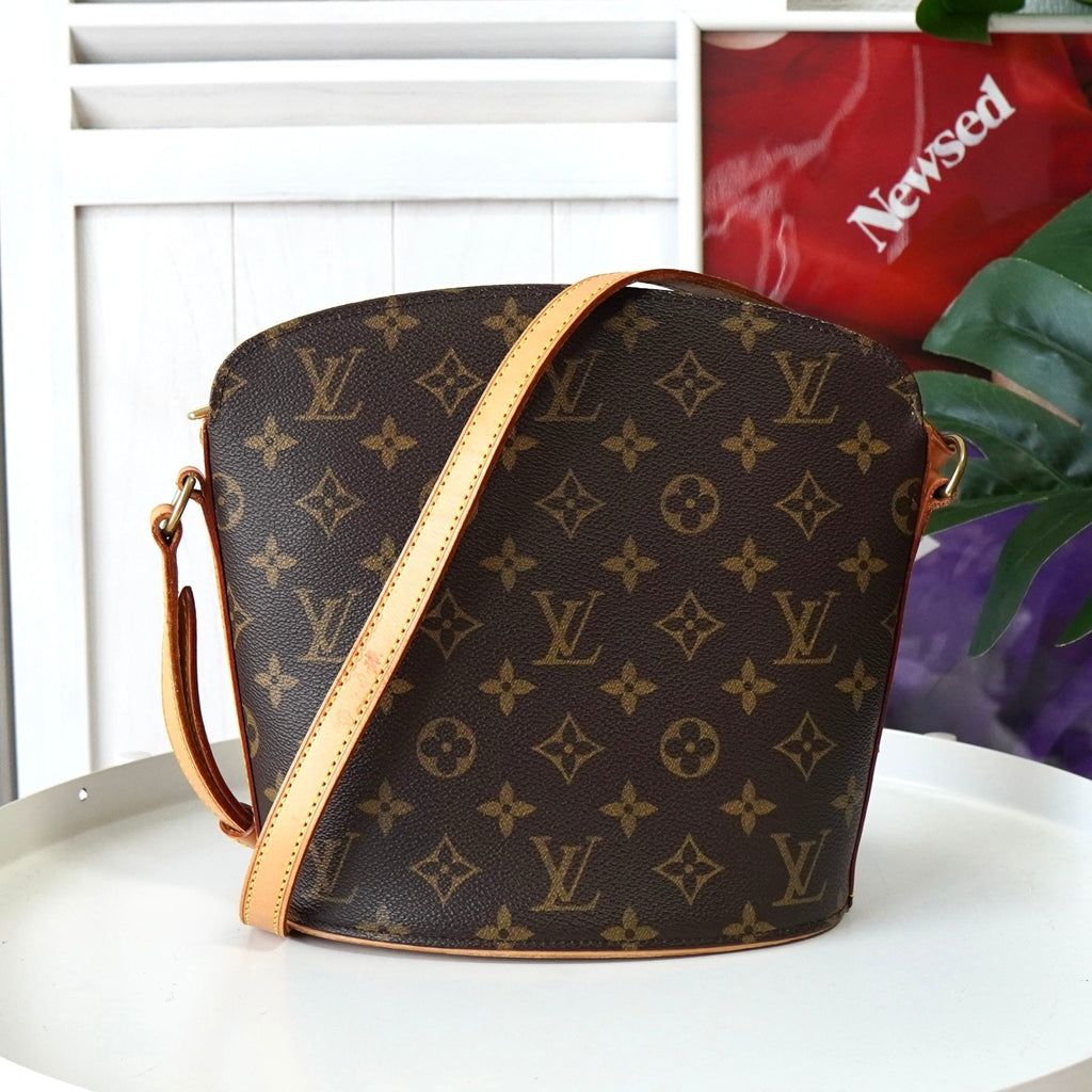 Louis Vuitton Monogram Drouot 棕色单肩包