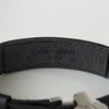 ルイヴィトン ブラスレ・ヴー・グッドラックブレス モノグラム レザー ブレスレット バングル ブラック
