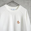 Maison Kitsune Chillax 白色狐狸毛衣