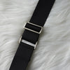 Prada Pocono Tessuto Nylon/Leather Triangle Plate Shoulder Bag in Black