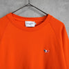 Maison Kitsune Fox Sweatshirt in Orange