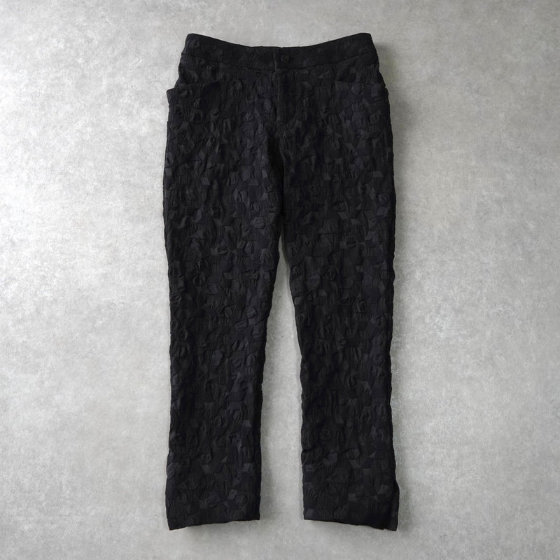 イッセイミヤケ フラワー ナイロン シングル イージー セットアップ ブラック レディース - NEWSED