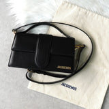 ジャックムス バンビーノ ラージ ショルダーバッグ ハンドバッグ ブラック - NEWSED