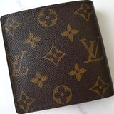 ルイ ヴィトン モノグラム ポルト ビエ・カルトクレディモネ 二つ折り財布 ブラウン - NEWSED