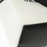 バレンシアガ デューティーフリー キャンバス / レザー チェーン ハンドバッグ ベージュ / ブラック - NEWSED