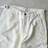 Ami Paris Heavyweight Painted Work Pants, Ivory