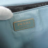 Prada 铆钉皮革流苏链条单肩包 黑色 带保修卡