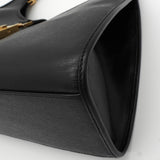 グッチ ジャッキー レザー ショルダーバッグ ブラック - NEWSED