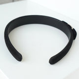 サルバトーレ フェラガモ ヴァラ リボン スエード カチューシャ ブラック - NEWSED