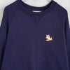 Maison Kitsune 狐狸刺绣海军蓝卫衣