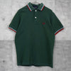 Fred Perry 绿色徽标刺绣短袖 Polo 衫