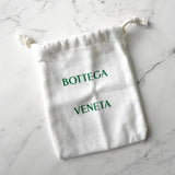 ボッテガ ヴェネタ イントレチャート レザー 二つ折り財布 ネイビー - NEWSED