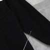 Yves Saint Laurent 复古徽标黑色长袖 Polo 衫