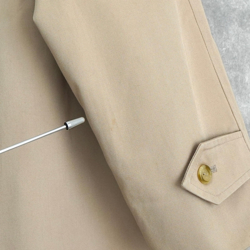 バーバリー ヴィンテージ ノバチェック裏地 ステンカラコート ベージュ - NEWSED