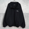 バレンシアガ ロゴ ナイロンブルゾン ブラック