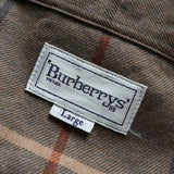 バーバリー ヴィンテージ ノバチェック 長袖シャツ カーキ - NEWSED