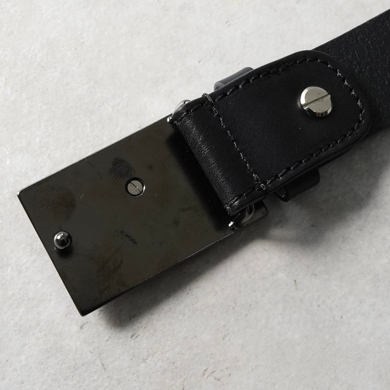 ヴィヴィアン ウエストウッド オーブ レザー ベルト ブラック - NEWSED