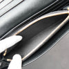 Prada Saffiano Leather Bi-fold Long Wallet Gold Black Guarantee Card Box Included