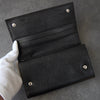 Prada Saffiano Leather Bi-fold Wallet Long Wallet Black