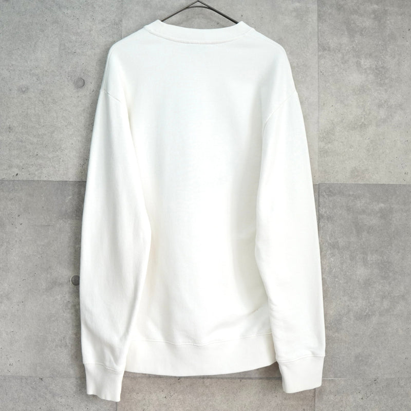 メゾンキツネ フォックスヘッド スウェット ホワイト - NEWSED