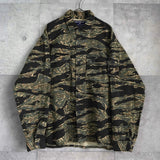 ポロ スポーツ ラルフローレン ヴィンテージ カモ柄 ミリタリージャケット カーキ - NEWSED
