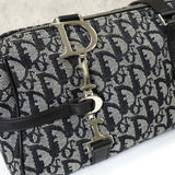 ディオール トロッター キャンバス ミニボストンバッグ ハンドバッグ ブラック - NEWSED