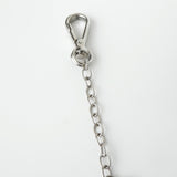 プラダ ロゴ ハート キーリング キーホルダー チャーム シルバー - NEWSED