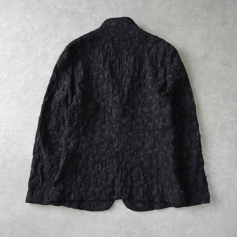 イッセイミヤケ フラワー ナイロン シングル イージー セットアップ ブラック レディース - NEWSED