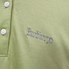 Burberry 复古徽标刺绣长袖 Polo 衫（绿色）