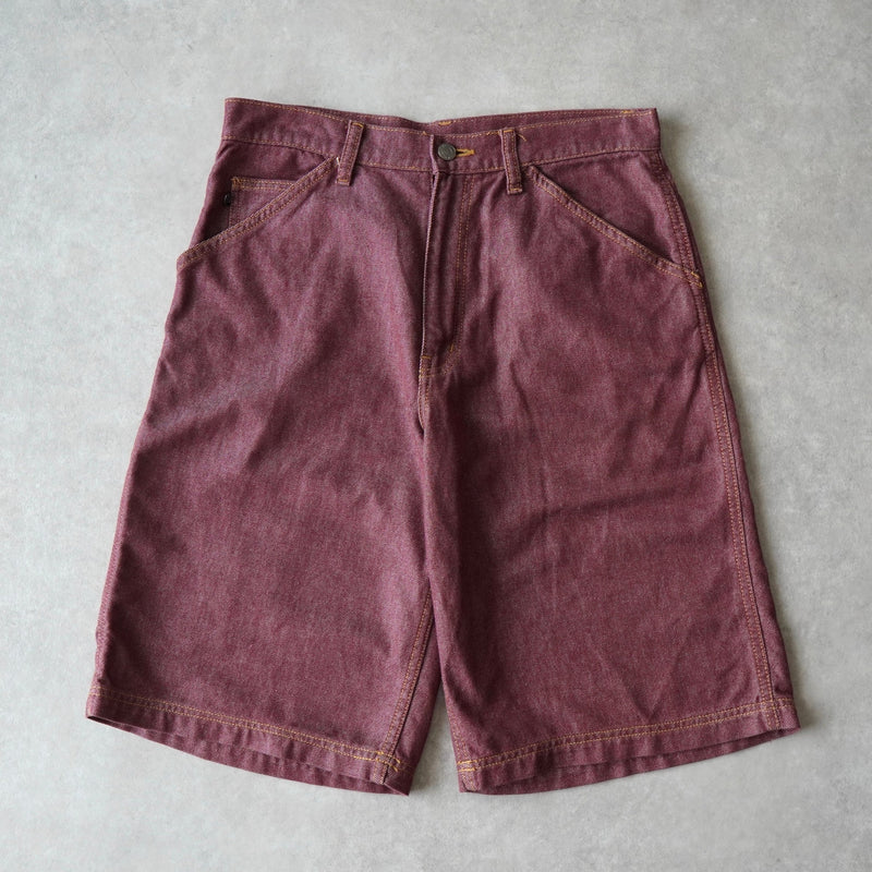 ポロ ラルフローレン デニム ジョーツ ハーフパンツ ショートパンツ ボルドー - NEWSED