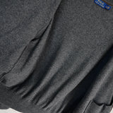 ポロ ラルフローレン フルジップ ドライバーズ ニット スモールポニー グレー - NEWSED