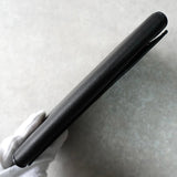 プラダ サフィアーノレザー トライアングルロゴ 二つ折り財布 ブラック - NEWSED