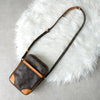 Louis Vuitton Monogram Danube 棕色皮革单肩包