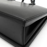 ロエベ ロゴ 自立型 レザー ハンドバッグ ブラック - NEWSED