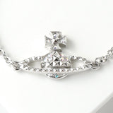 ヴィヴィアン ウエストウッド オーブ メイフェア ラインストーン シルバー ブレスレット - NEWSED