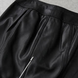 トミー ヒルフィガー レザー ミニスカート ブラック レディース - NEWSED