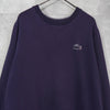 海军蓝 Lacoste 徽标贴片运动衫