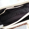 Celine Boogie Macadam Canvas/Leather Handbag Brown/Ivory