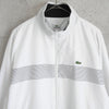 ラコステ スポーツ ナイロンジャケット トラックジャケット ブルゾン ロゴパッチ ホワイト