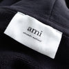 Amiparis College Logo Hoodie Parka Black