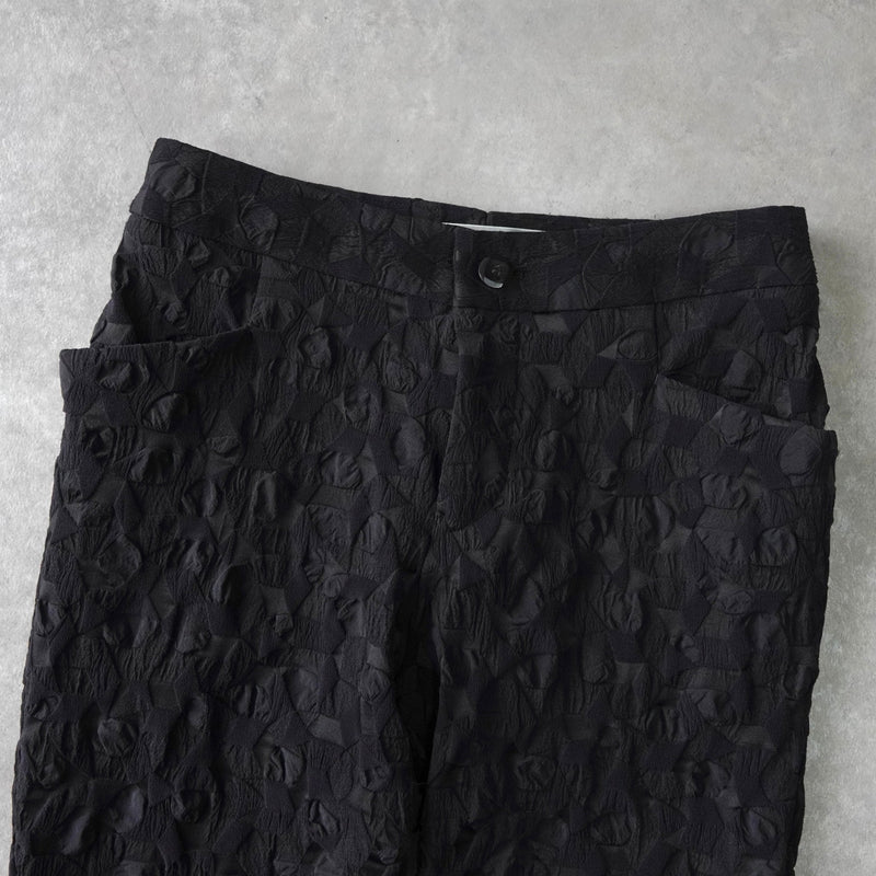 イッセイミヤケ フラワー ナイロン シングル イージー セットアップ ブラック レディース - NEWSED