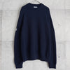 Lacoste Alpaca Plain Raglan Knit Navy