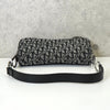 Dior Saddle Trotter 黑色帆布单肩包