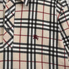 バーバリー ブラック レーベル ホースロゴ 刺繍 ノバチェック 半袖トップス ベージュ