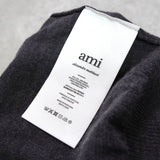 アミパリ アミ パリス ハート ウール ニット グレー - NEWSED
