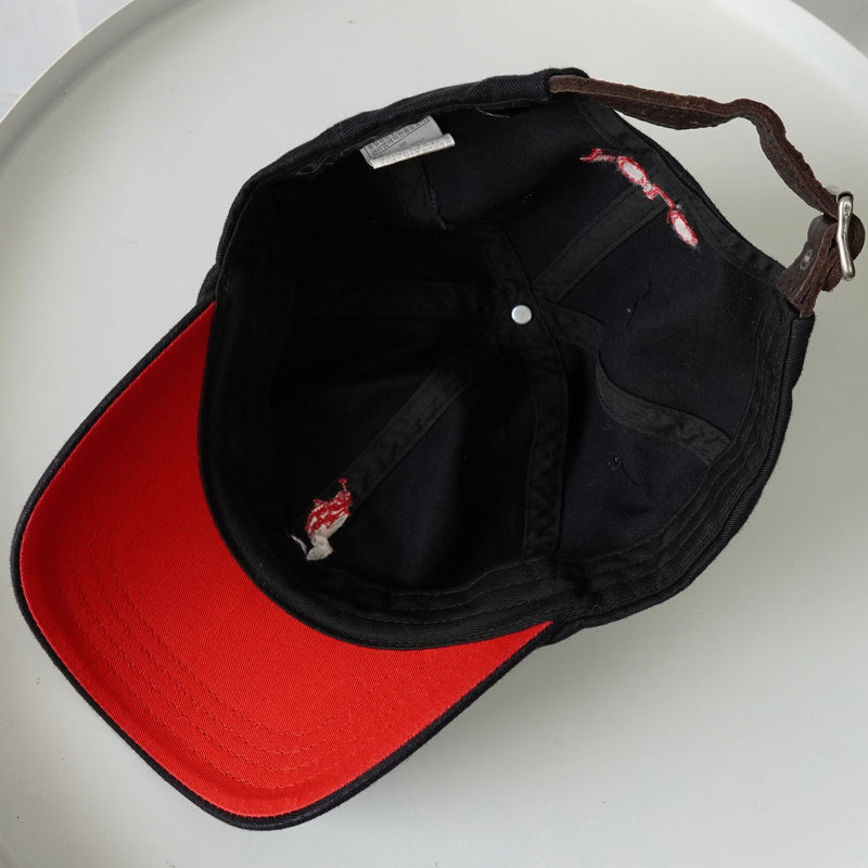 ポロ ラルフローレン ロゴ キャップ ブラック - NEWSED