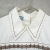 プラダ 刺繍 ノースリーブ シャツ ブラウス ホワイト レディース