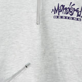 マハグリッド ハーフジップ スウェット グレー - NEWSED