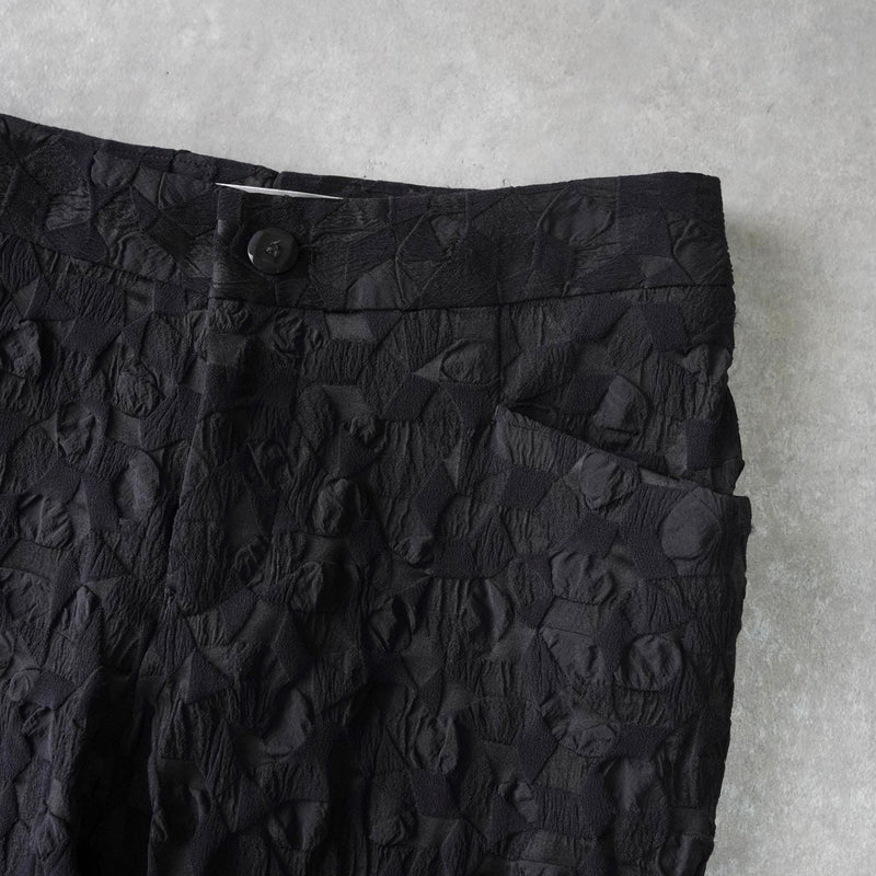 イッセイミヤケ フラワー ナイロン シングル イージー セットアップ ブラック レディース - NEWSED