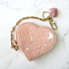 Louis Vuitton Monogram Vernis Portemonnay 酷玫瑰珍珠零钱包表带粉色包装盒